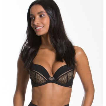 GRAPHIC LUXE PADDED PLUNGE BRA