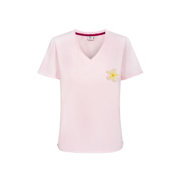 T-SHIRT BALI Z DZIERGANĄ APLIKACJĄ