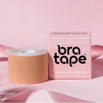 BRA TAPE BEŻOWA TAŚMA DO MODELOWANIA BIUSTU 5 CM SZEROKOŚCI