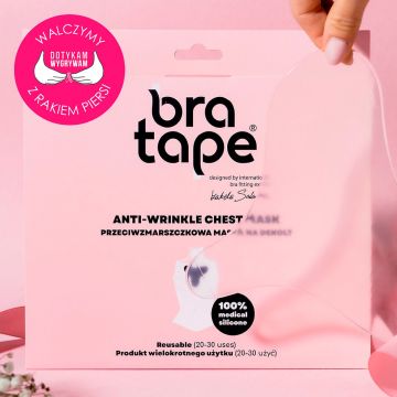 BRA TAPE PRZECIWZMARSZCZKOWA WIELORAZOWA MASKA NA DEKOLT