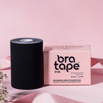 BRA TAPE CZARNA TAŚMA DO MODELOWANIA BIUSTU 10 CM SZEROKOŚCI