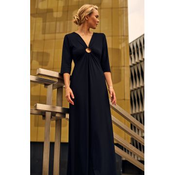 CARMENN 45 DŁUGA SUKNIA Z RĘKAWEM 3/4