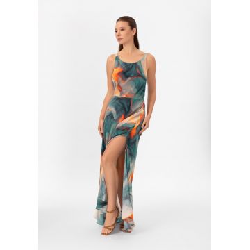 SEA SWIRL LETNIA SUKIENKA 90% WISKOZA 10% JEDWAB