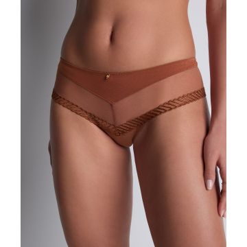 SHEER EMOTION TIULOWE SZORTY Z HAFTEM