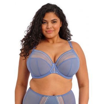 MATILDA TIULOWY BIUSTONOSZ PLUNGE Z BROKATOWYM HAFTEM