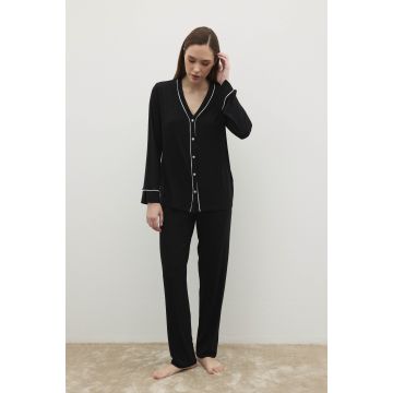 OLEANDER ROZPINANA PIŻAMA 95% TENCEL