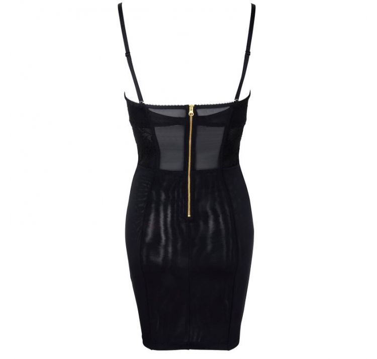 GOSSARD superboost lace strapless slip dress