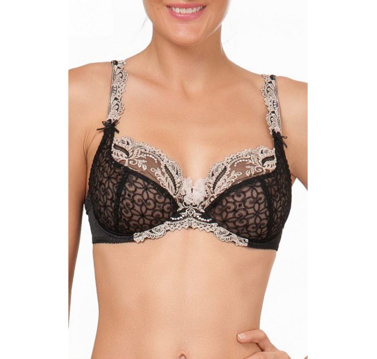 EMPREINTE pompadour underwired low-necked bra