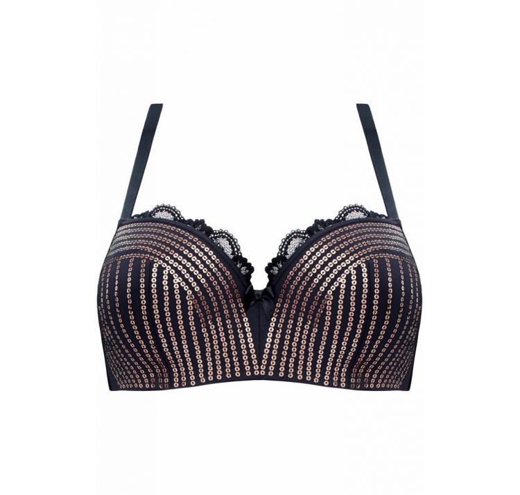 MARLIES DEKKERS hollywood glam wired padded plunge balocony bra