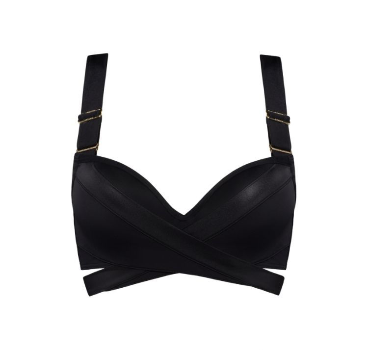 MARLIES DEKKERS cache coeur wired padded push up bikini top