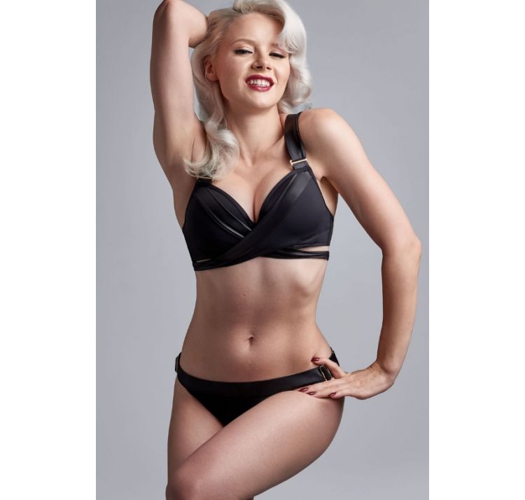 MARLIES DEKKERS cache coeur wired padded push up bikini top