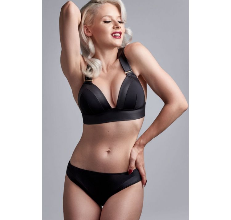 MARLIES DEKKERS cache coeur unwired padded triangle bikini top