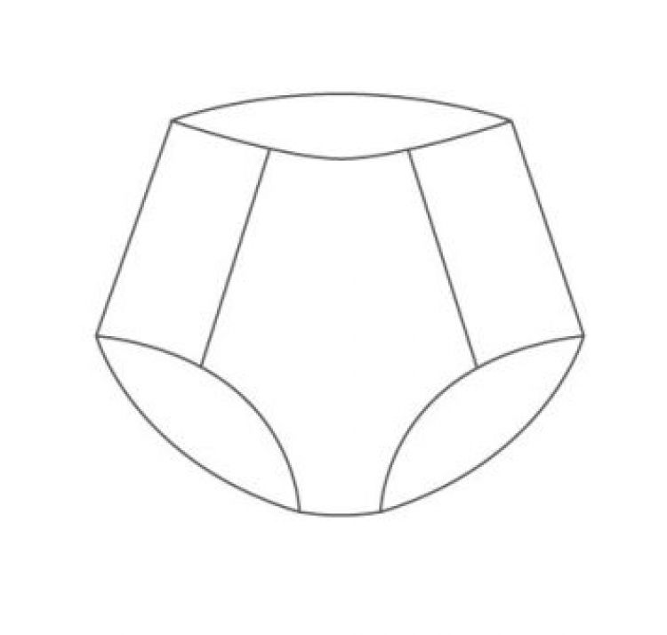 AVOCADO origami figi wysokie