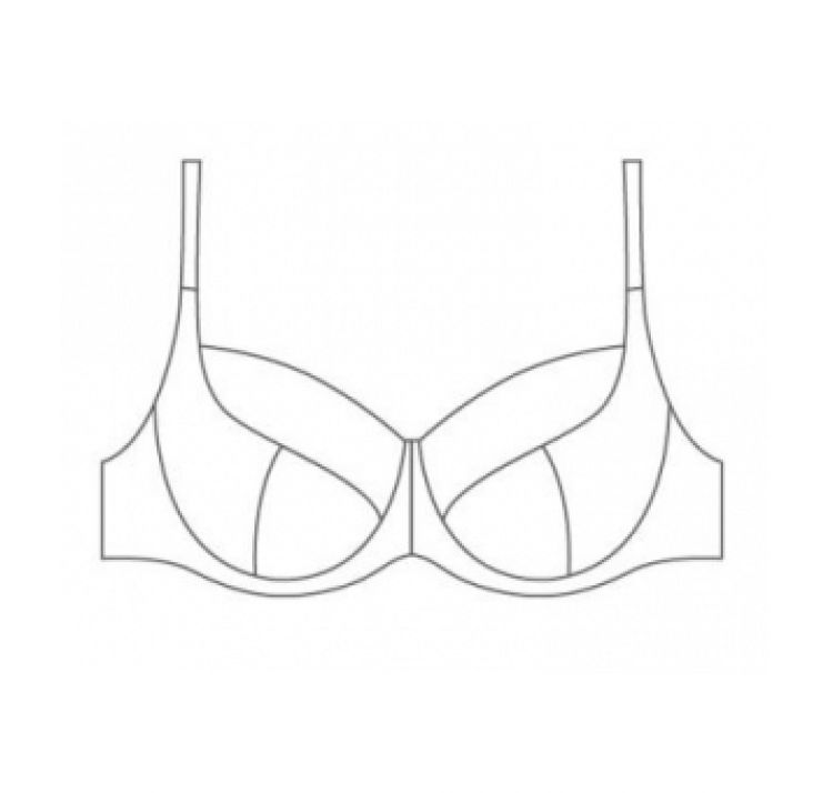 AVOCADO chloe folie biustonosz