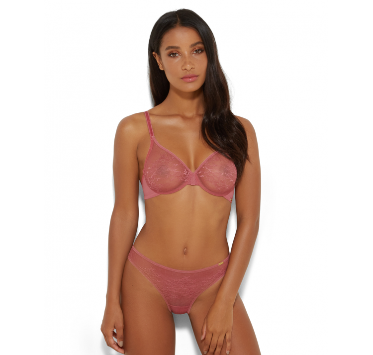 GOSSARD glossies lace sheer bra