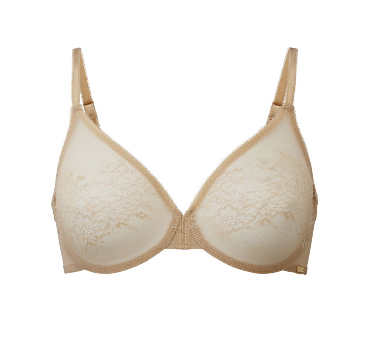 GOSSARD glossies lace sheer bra