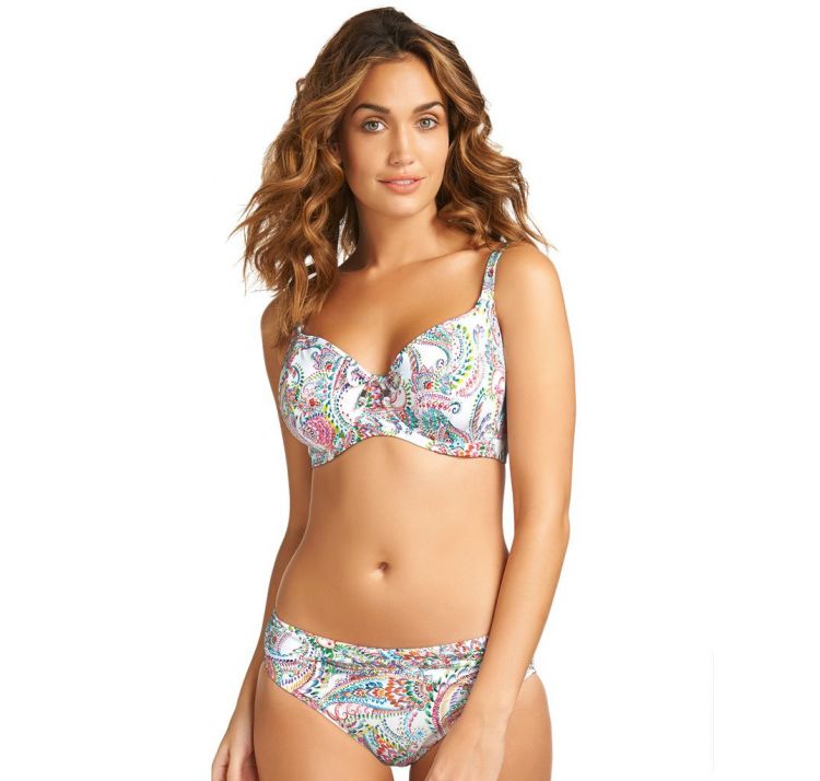 FANTASIE SWIM orissa mid rise gathered bikini briefs