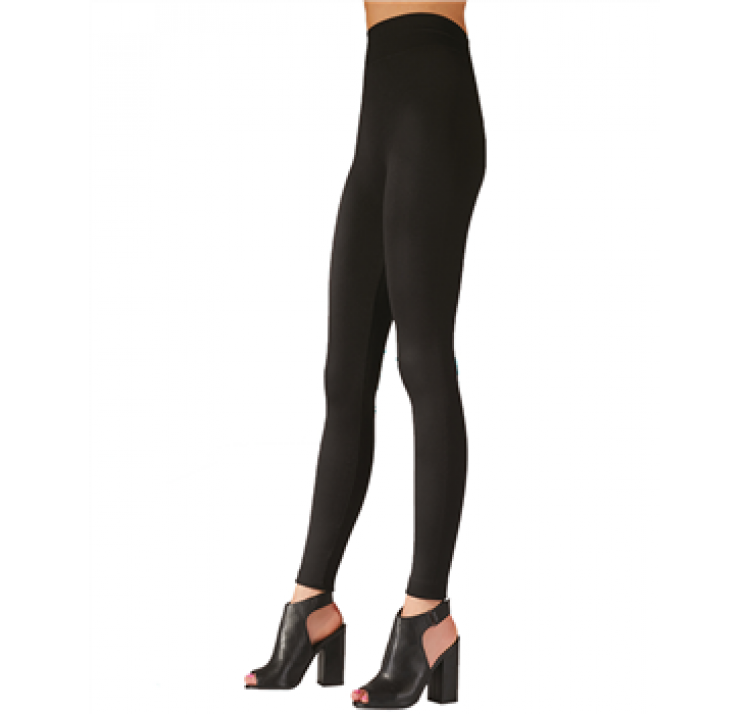 PRETTY POLLY czarne gŁadkie legginsy 80d