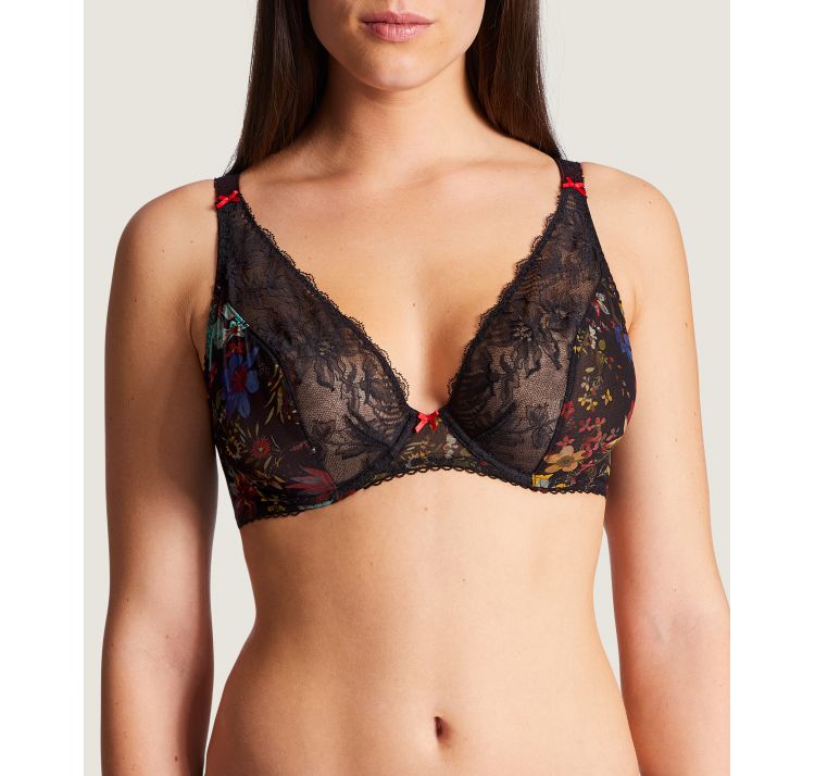 AUBADE PARIS reine des pres comfort triangle plunge bra
