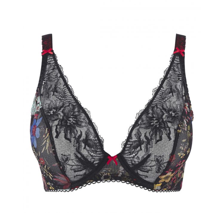 AUBADE PARIS reine des pres comfort triangle plunge bra