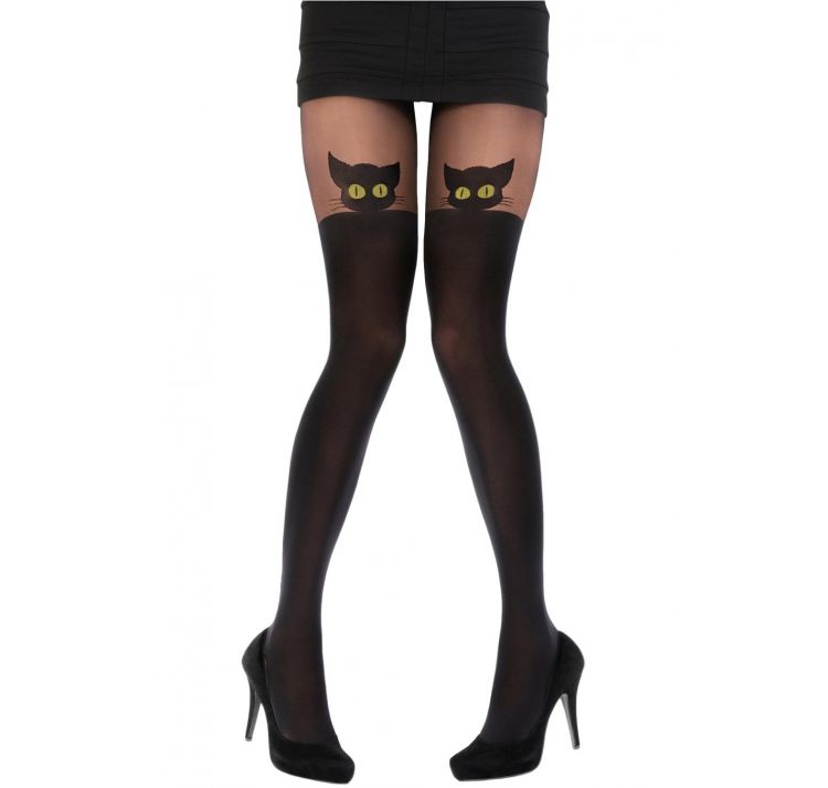 PRETTY POLLY halloween cat tights