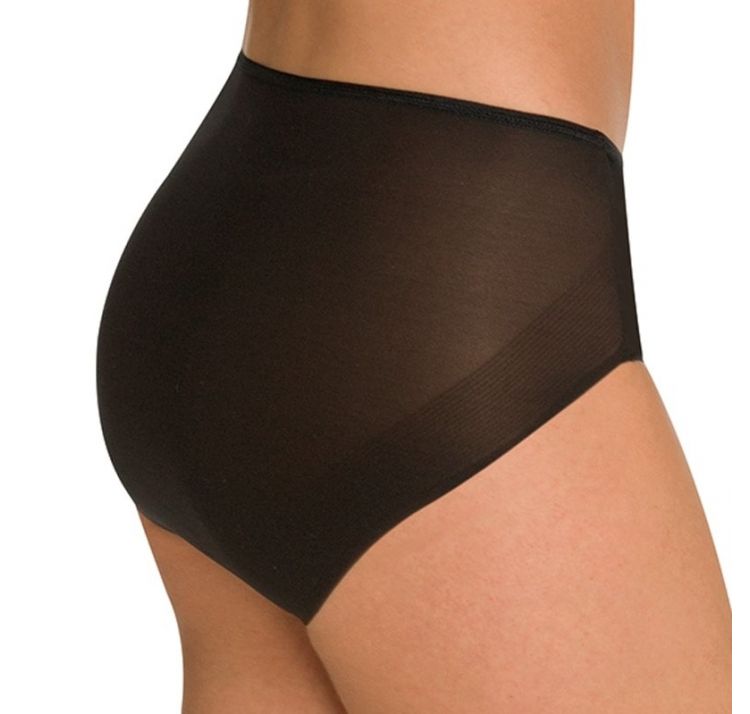 NAOMI&NICOLE microfiber brief - bezszwowe majtki z wysokim stanem
