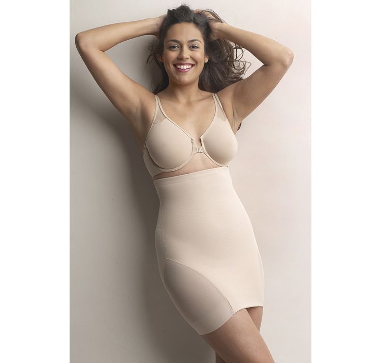 MIRACLESUIT sexy sheer shaping wyszczuplajĄca pÓŁhalka z wszytymi majtkami