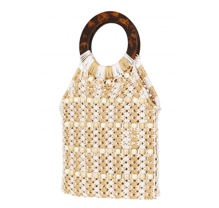 SEAFOLLY beaded crochet bag