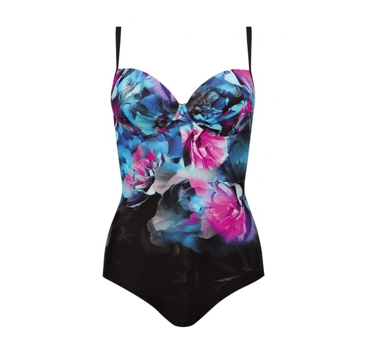 FEBA strÓj kĄpielowy jednoczĘŚciowy kwiatowy