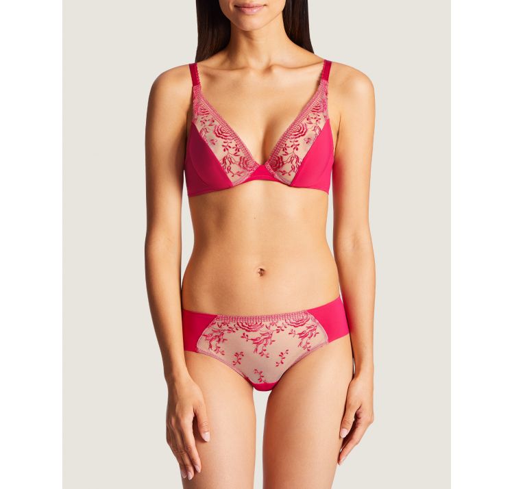 AUBADE PARIS FLEUR DE PASSION TRIANGLE PLUNGE BRA