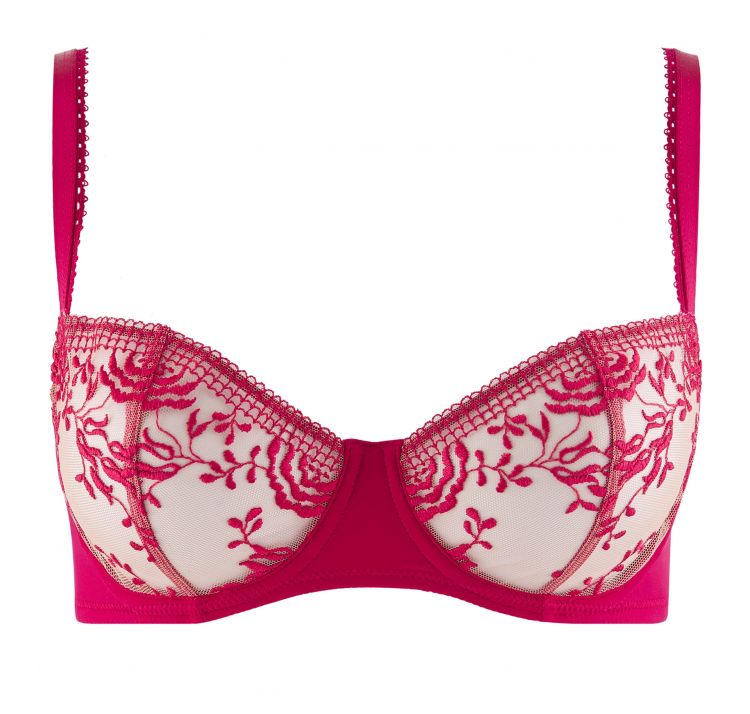 AUBADE PARIS fleur de passion half-cup bra