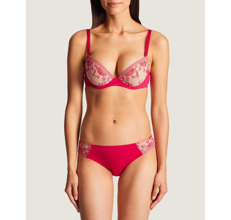AUBADE PARIS fleur de passion mini coeur brief