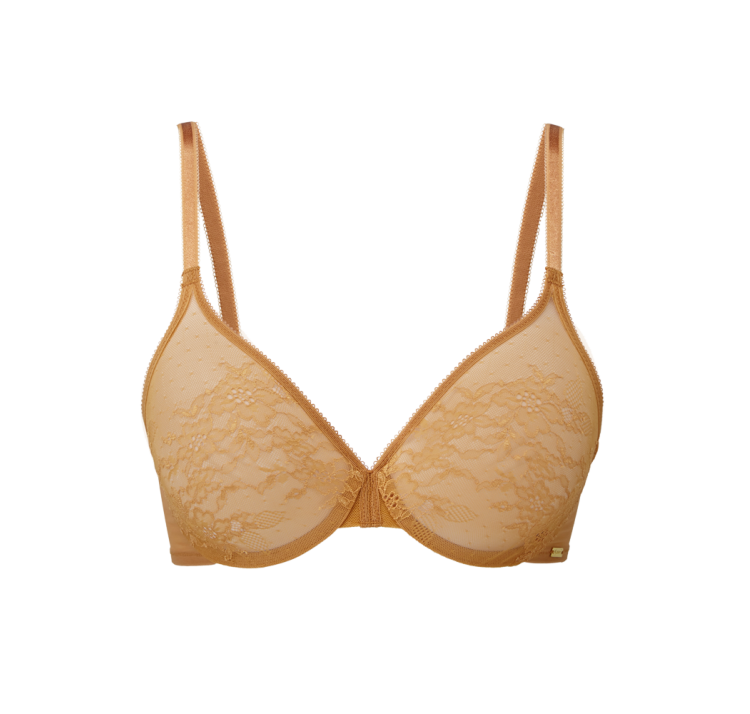 GOSSARD glossies lace sheer bra
