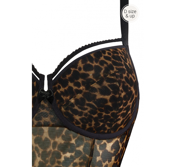 MARLIES DEKKERS peekaboo padded plunge balcony briefs body