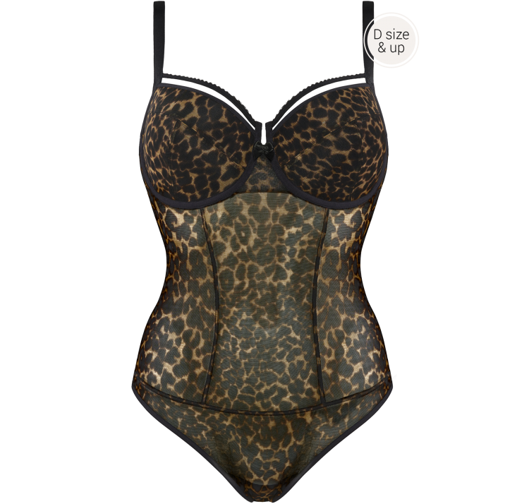 MARLIES DEKKERS peekaboo padded plunge balcony briefs body