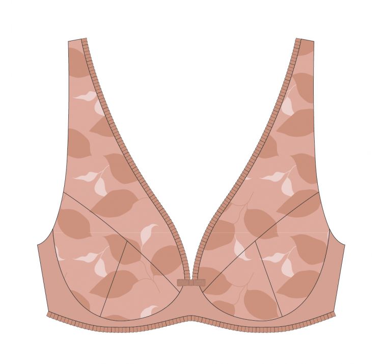 MAISON LEJABY valse full figure underwire triangle bra