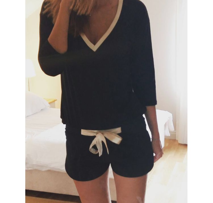 SLEEPLESS IN WARSAW piŻama gold fever