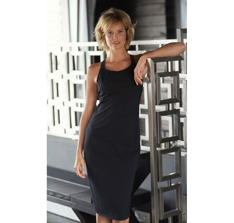 SLEEPLESS IN WARSAW koszulka black evening nightie