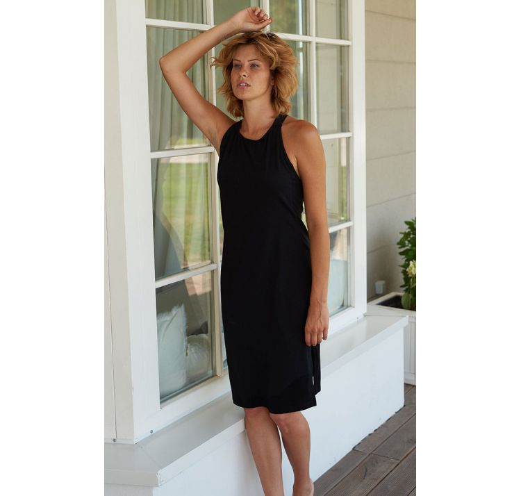 SLEEPLESS IN WARSAW koszulka black evening nightie