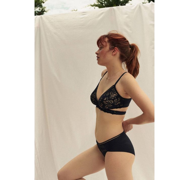 MAISON LEJABY adage soft-cup cross-over bra