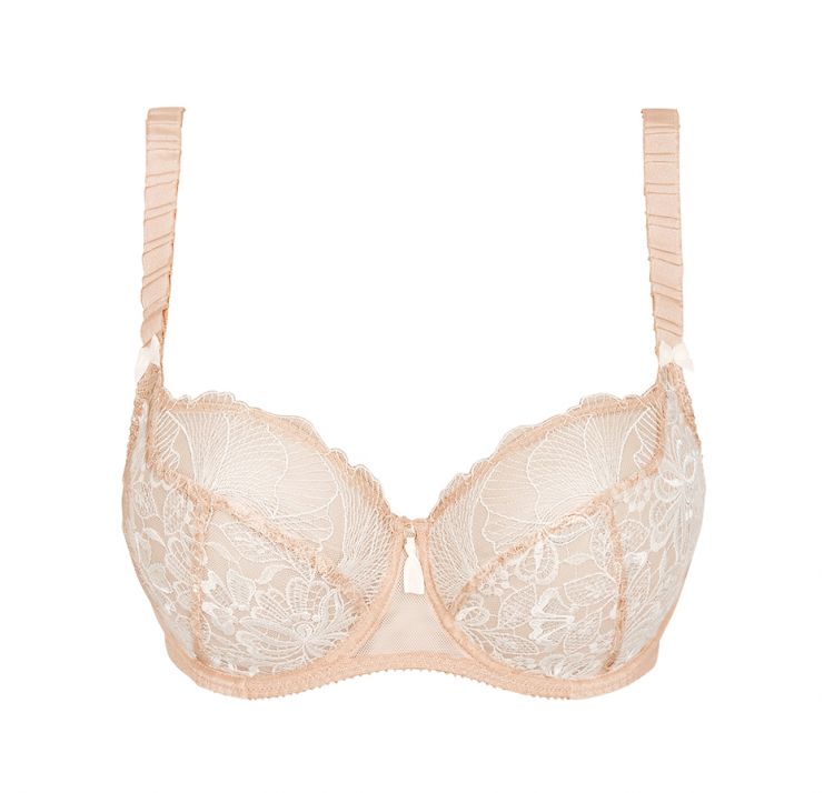 EMPREINTE agathe underwired low-necked bra