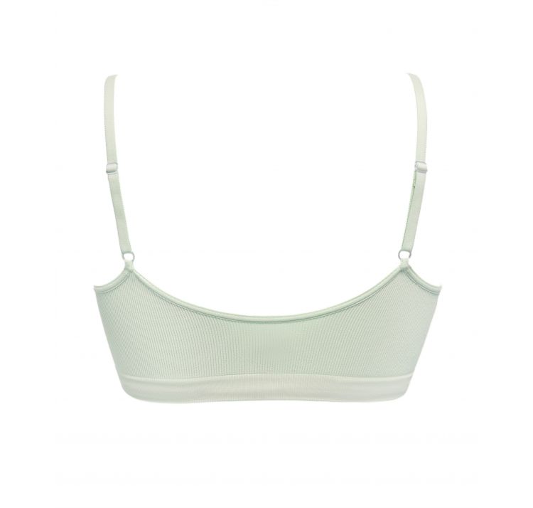 PRETTY POLLY eco wear seamfree rib button bra