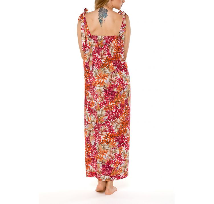 COEMI fire floral sukienka koszula nocna