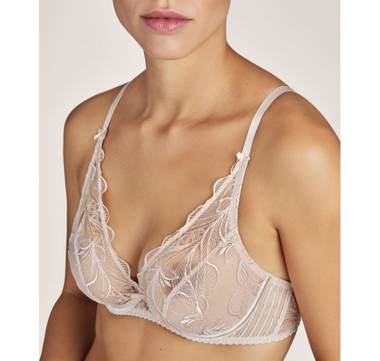 AUBADE PARIS fleur de tatoo plunging triangle bra