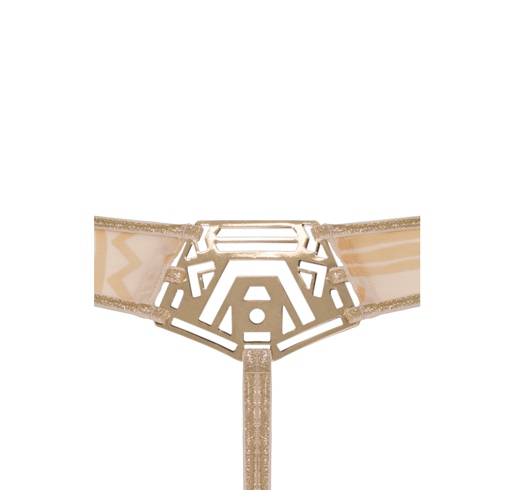 MARLIES DEKKERS golden karo thong