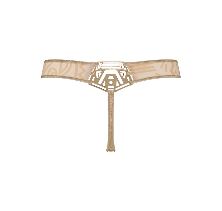 MARLIES DEKKERS golden karo thong