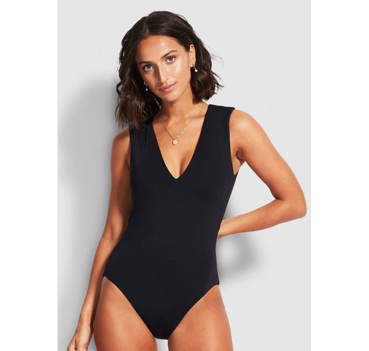 SEAFOLLY v neck maillot
