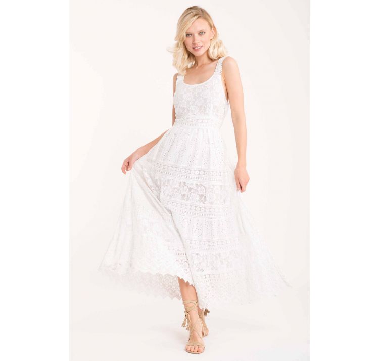 ICONIQUE lia strappy maxi dress