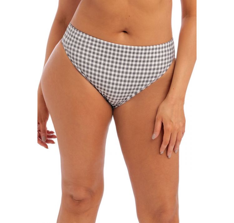 ELOMI SWIM checkmate mid rise bikini brief
