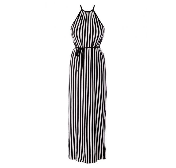 FREYA SWIM beach hut black maxi dress